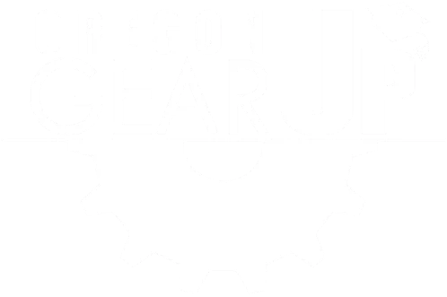 Oregon GEAR UP logo in white